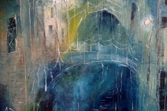 Venedig in der Nacht Motiv 4 / Öl/Leinwand / 50x70