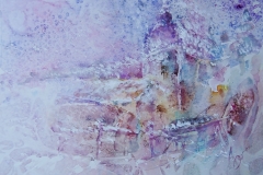 Wintertag / Aquarell / 24 x 17
