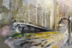 Angekommen / Öl/Leinwand / 40x30 / - verkauft -