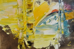 Birken. September / Öl/Leinwand / 18x13 / - verkauft -