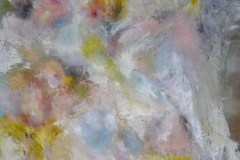Blumen in Blau / Öl/Leinwand / 79x60
