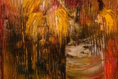 Gelbe Blumen / Öl/Leinwand / 10x10 / - nicht zu erwerben -