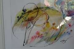 Wiese Bunt / Pastellkreide/Mischtechnik / 42x29 / - nicht zu erwerben -