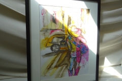 Naced Cowboy / Pastellkreide/Mischtechnik / 29x42 / - verkauft -