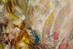 Abstraktion / Öl/Leinwand / 49,5x100 / - verkauft -