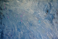 In Blau / Öl/Leinwand / 80x100
