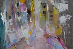 Nach dem Regen / Öl/Leinwand / 20x20 / - verkauft -
