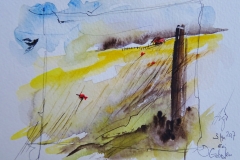 In Gehrden / Aquarell/Mischtechnik / 14 x 10