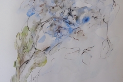 Blumenstudie / Aquarell/Mischtechnik / 20 x 25