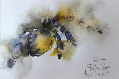 Skizzen / Pafos Bird and Animal Park / Aquarell / 14,5 x 10,5