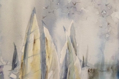 Syltmotive / Aquarell/Mischtechnik / 24 x 32