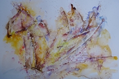 Strandskizze / Aquarell / 40 x 30