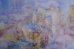 Griechische Motive / Aquarell / 40 x 30