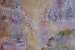 Griechische Motive / Aquarell / 30 x 40