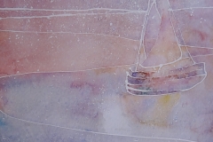Strandskizze / Aquarell / 21 x 29